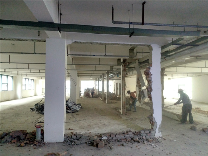 成都曹家巷恒大售樓部拆除清運(yùn)記錄11.01日